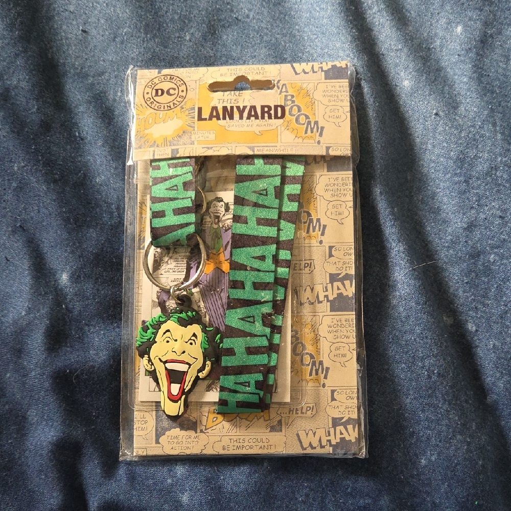 DC Comics Joker Lanyard with Keychain